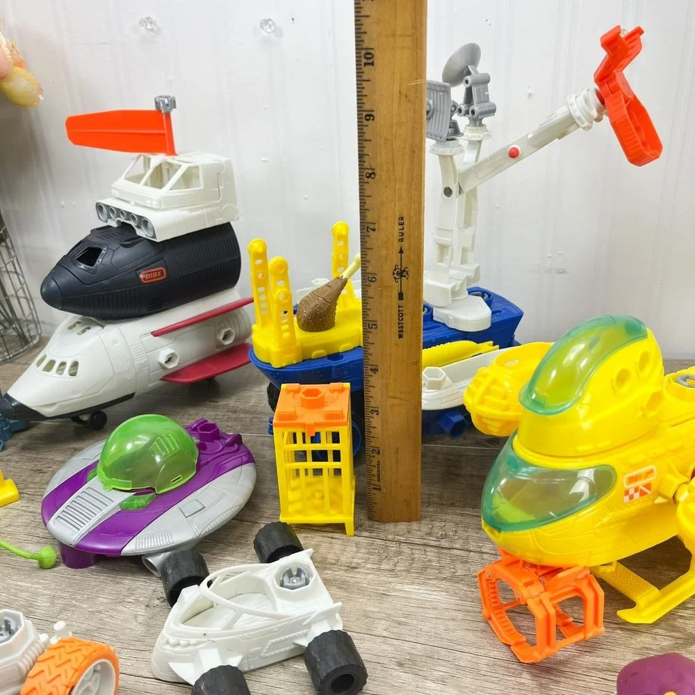 MBX Matchbox Mega Rig Shark  & Squid Sub, Space Shuttle‎ UFO & Sea Rescue Extras